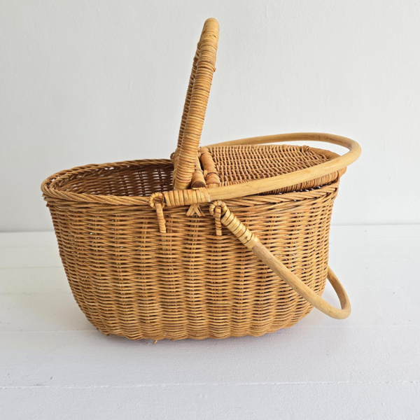 Picnic Confetti Basket - Natural Brown